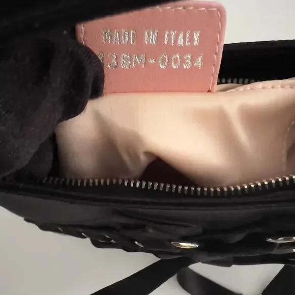 Vintage Dior Mini Black Satin Ballet bag - Picture 5 of 7
